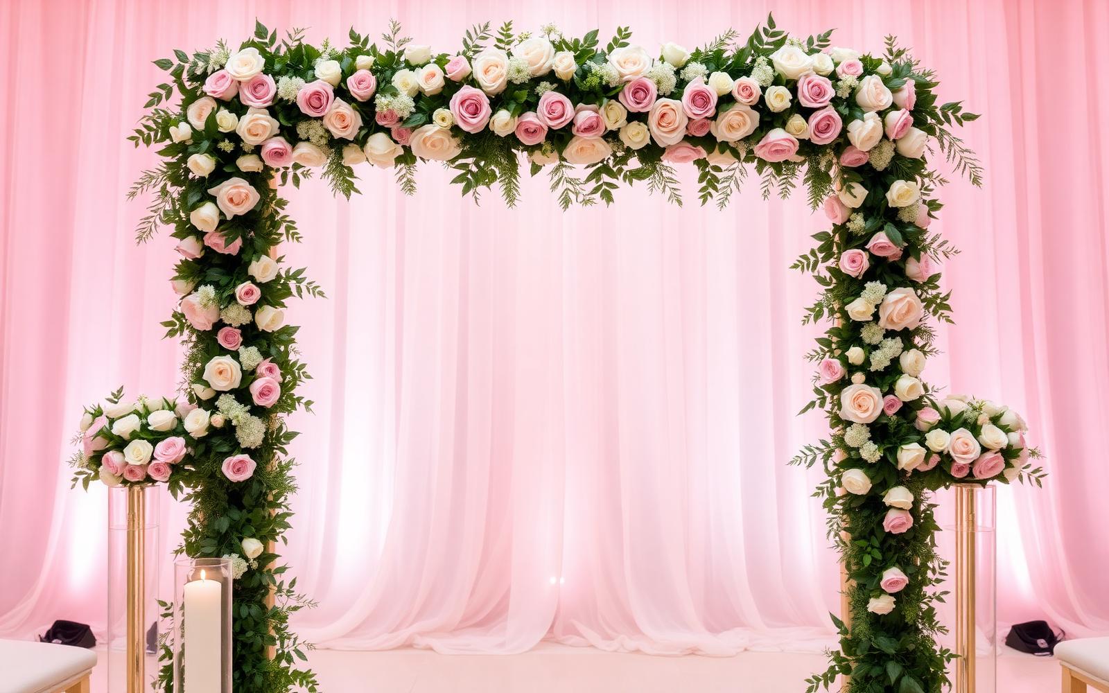 Elegant wedding decor by Luxe Events LLC in Yuba City, CA